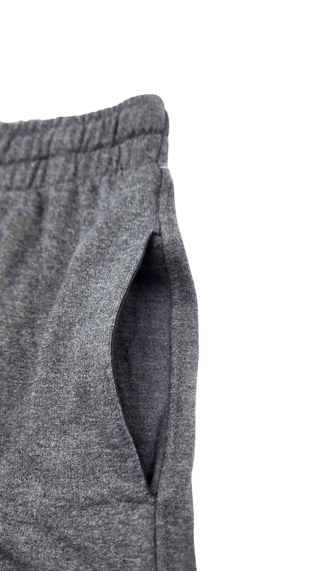 MEN'S BASIC ELASTIC BOTTOM JOGGERS (CHARCOAL)