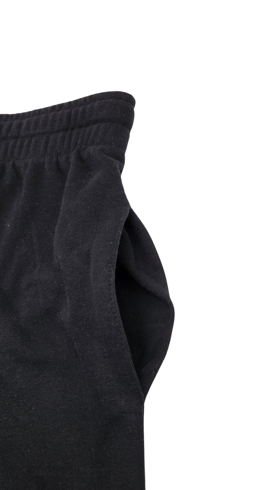 MEN'S BASIC OPEN BOTTOM JOGGERS (BLACK)