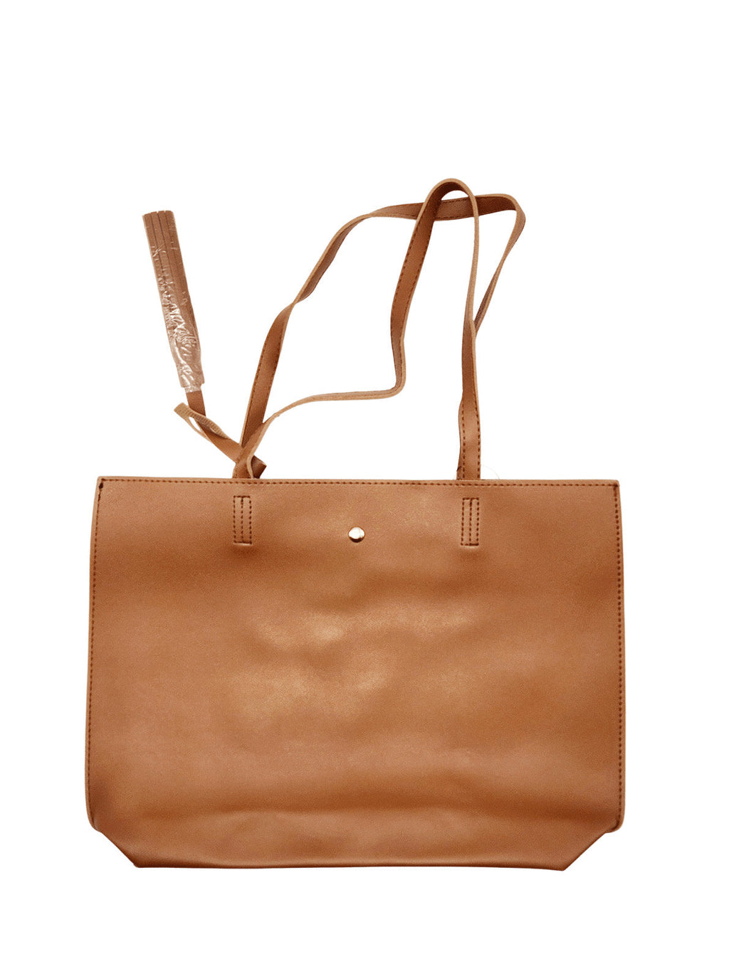 BEVERLY HILLS WOMEN'S TAN TOTE BAG