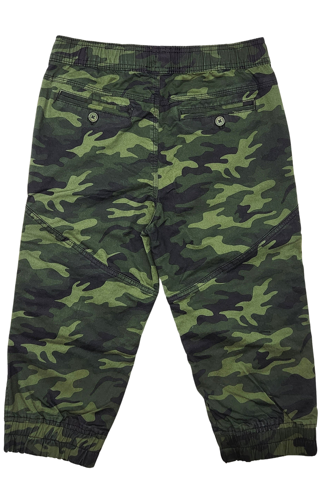 PLOREO MEN'S STRETCH BIKER SHORTS (CAMO GREEN)