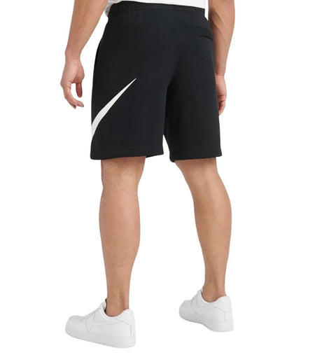 NIKE STANDARD FIT FLEECE SHORTS (BLACK)