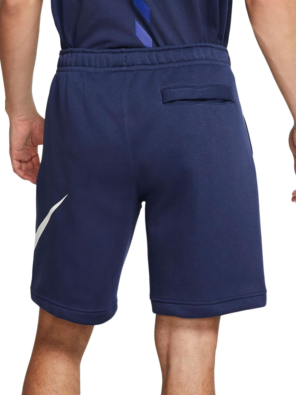 NIKE STANDARD FIT FLEECE SHORTS (NAVY)