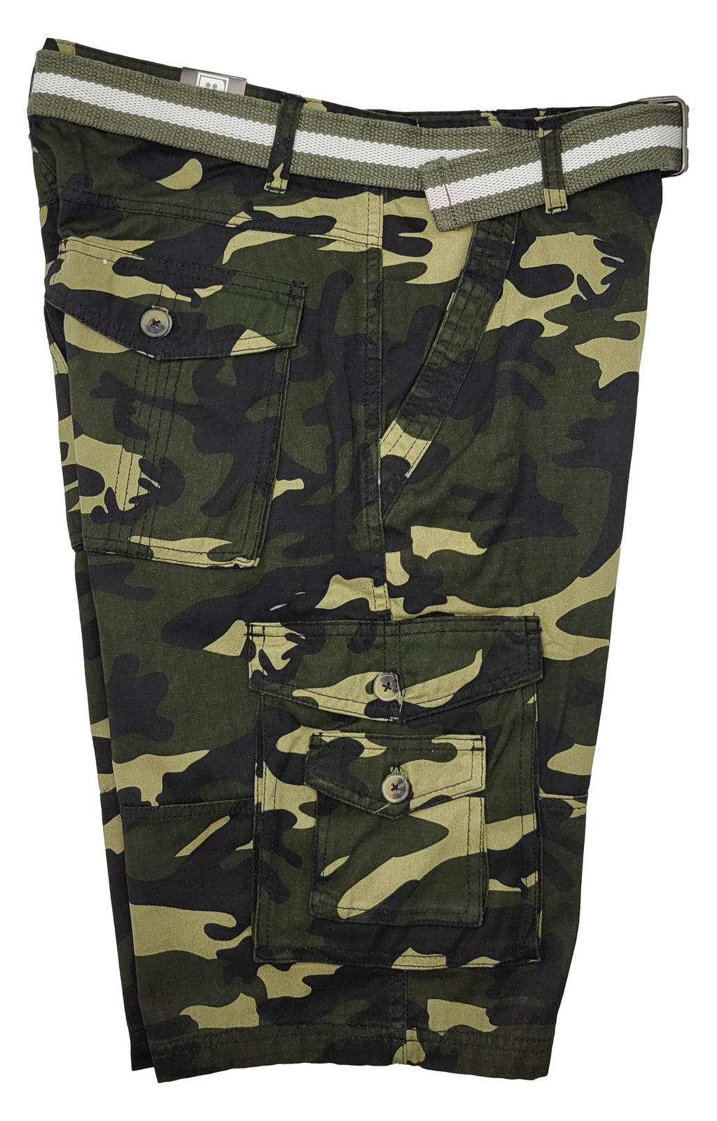 PLOREO CARGO BELTED SHORTS (CAMO)