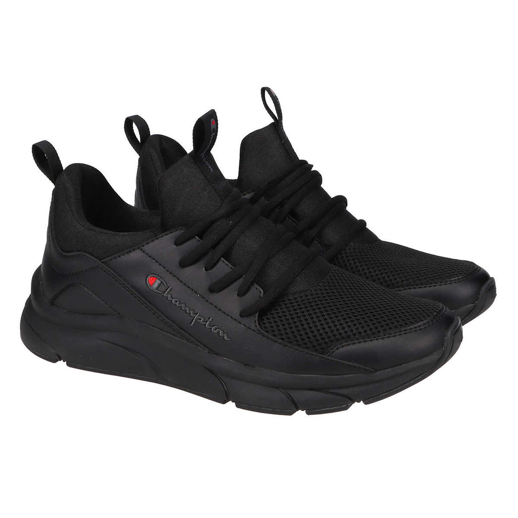 CHAMPION MEN'S RUNNING BLACK SNEAKER SHOES