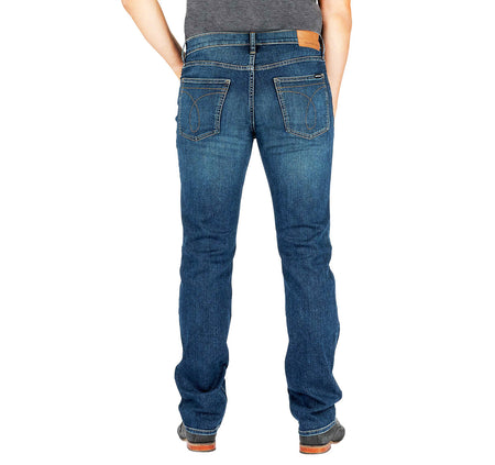 MEN'S CALVIN KLEIN STRAIGHT FIT JEANS (DARK BLUE)