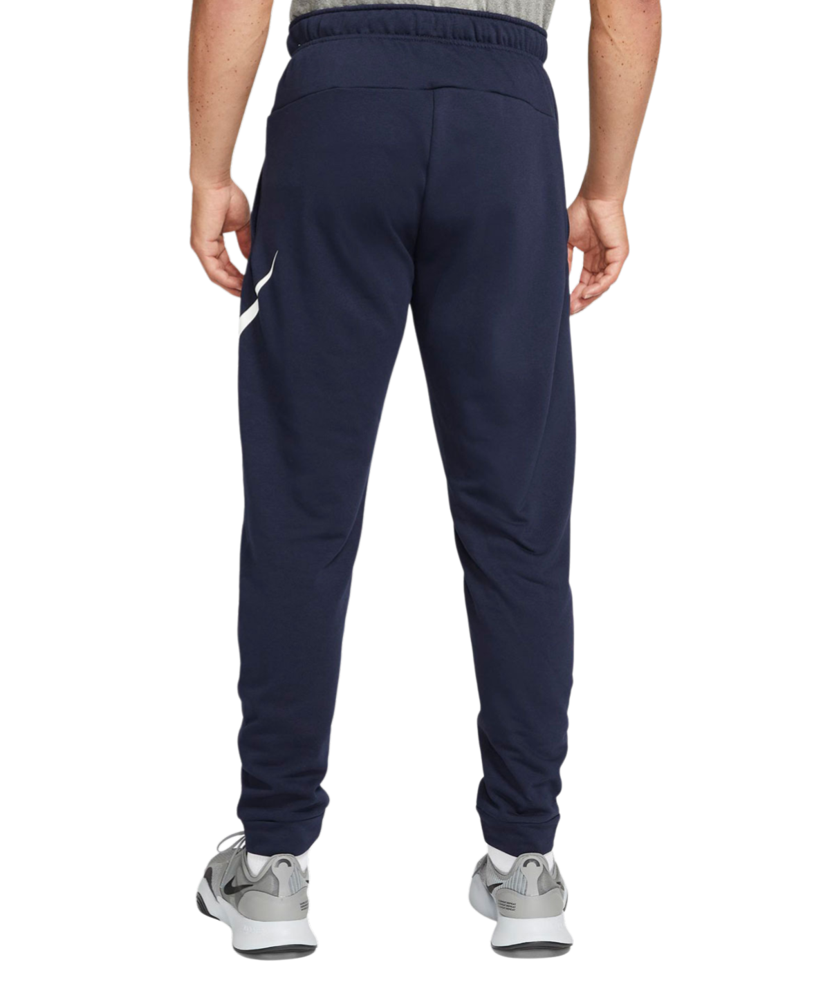 NIKE MEN'S DRI-FIT TAPERED TRAINING PANTS (NAVY)