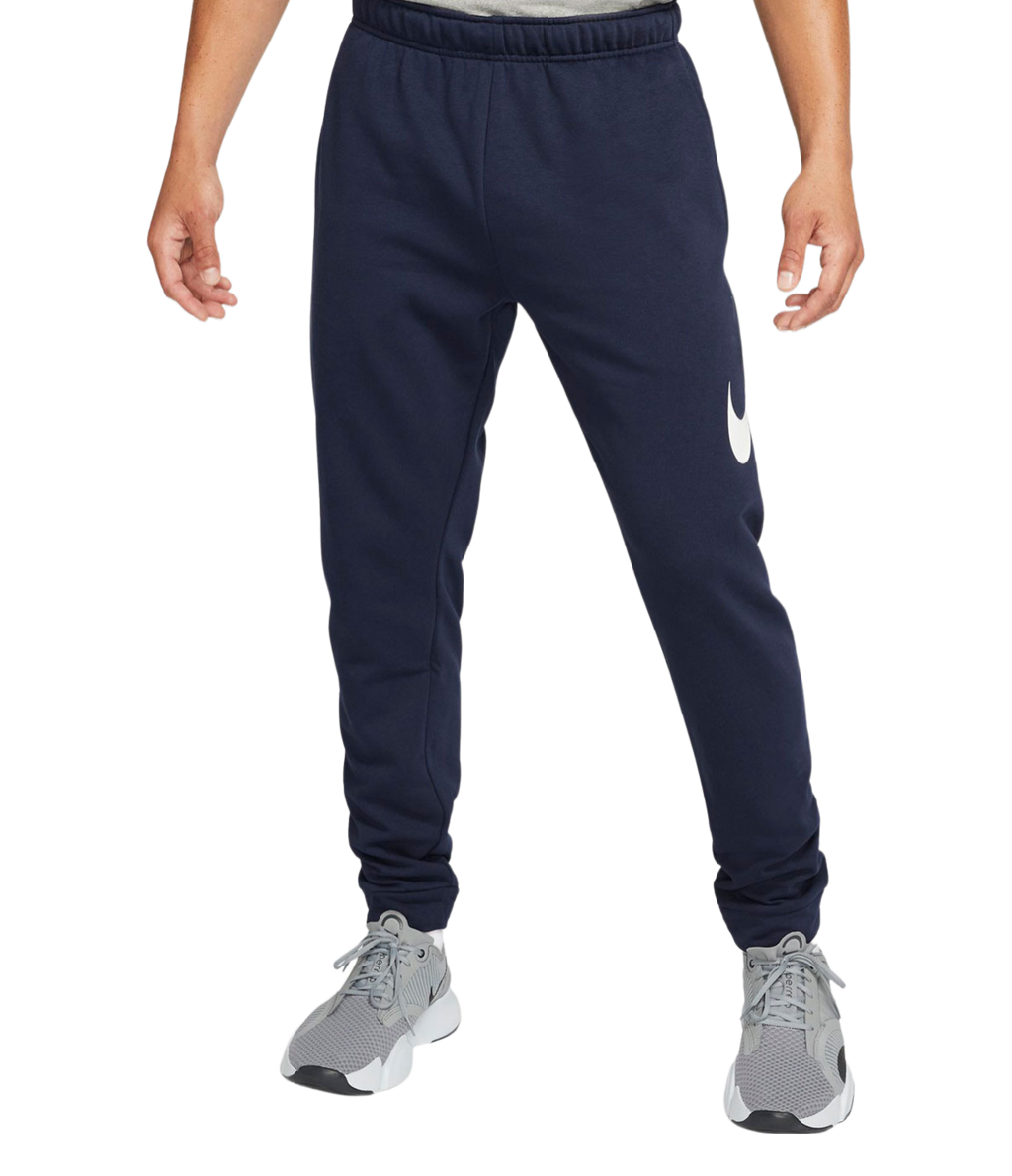 NIKE MEN'S DRI-FIT TAPERED TRAINING PANTS (NAVY)