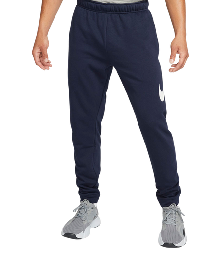 NIKE MEN'S DRI-FIT TAPERED TRAINING PANTS (NAVY)