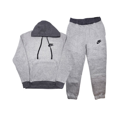 NIKE 2 PIECE SWOOSH LOGO TRACKSET (GREY)