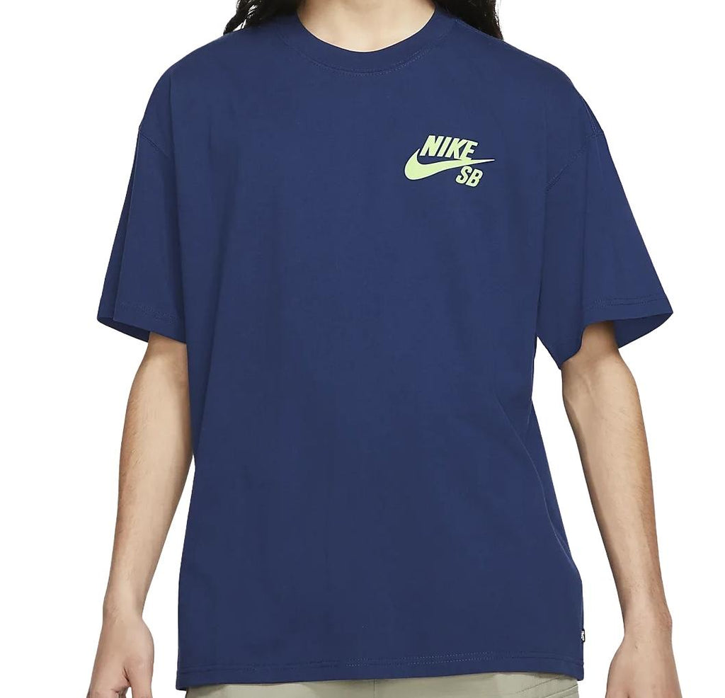 NIKE SB MEN'S SKATE T-SHIRT (NAVY)