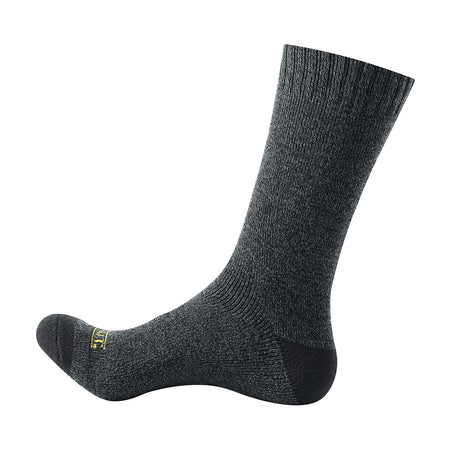 6 PAIRS MENS DEWALT LONG WORK SOCKS (BLACK)