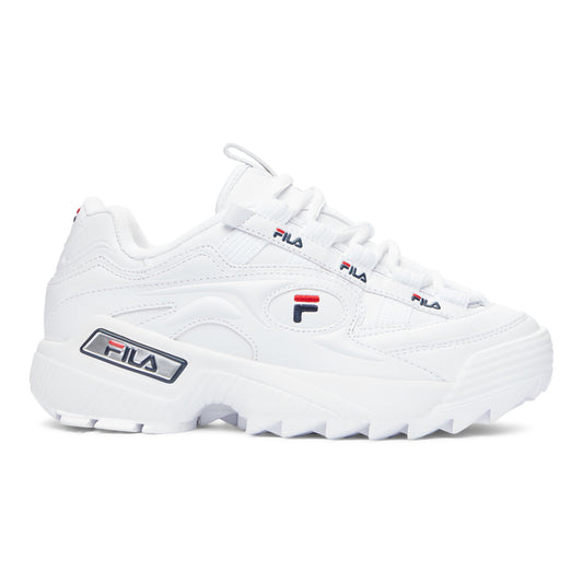 FILA D-FORMATION KIDS SHOE (Available in Black, White and Pink) WHITE