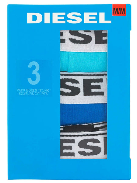 DIESEL 3 COLOR PACK MEN'S BOXER TRUNK