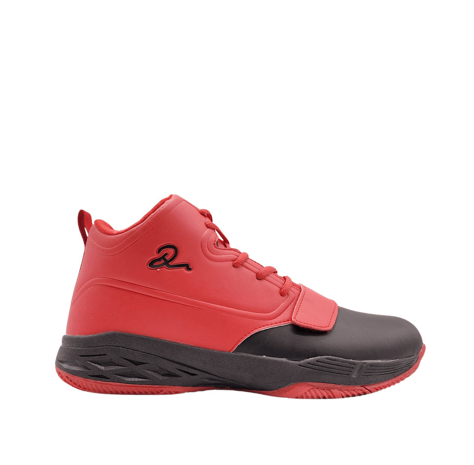 MEN'S D SIGN LOGO HIGH TOP RED/BLACK SHOES