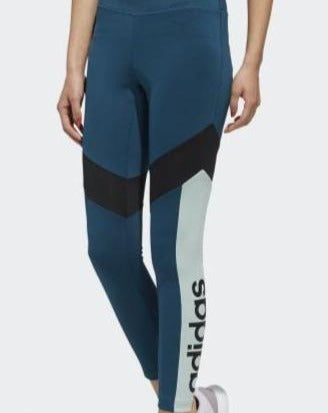 ADDIDAS WOMEN'S D2M CB TIGHTS BLUE