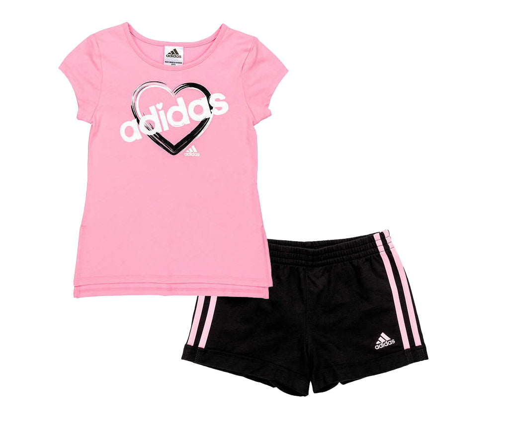 ADIDAS GILRS 2PC SHORTS SET