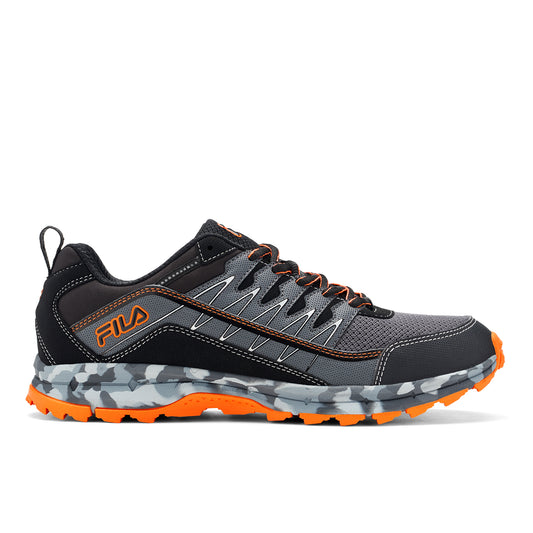 FILA EVERGRAND MEN'S SHOES (GREY/ORANGE)