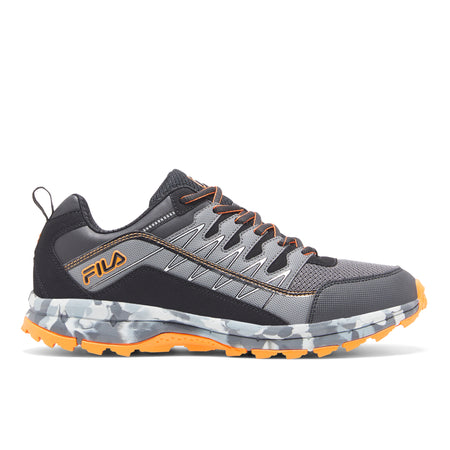 FILA EVERGRAND MEN'S SHOES (GREY/ORANGE)