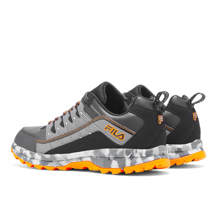 FILA EVERGRAND MEN'S SHOES (GREY/ORANGE)
