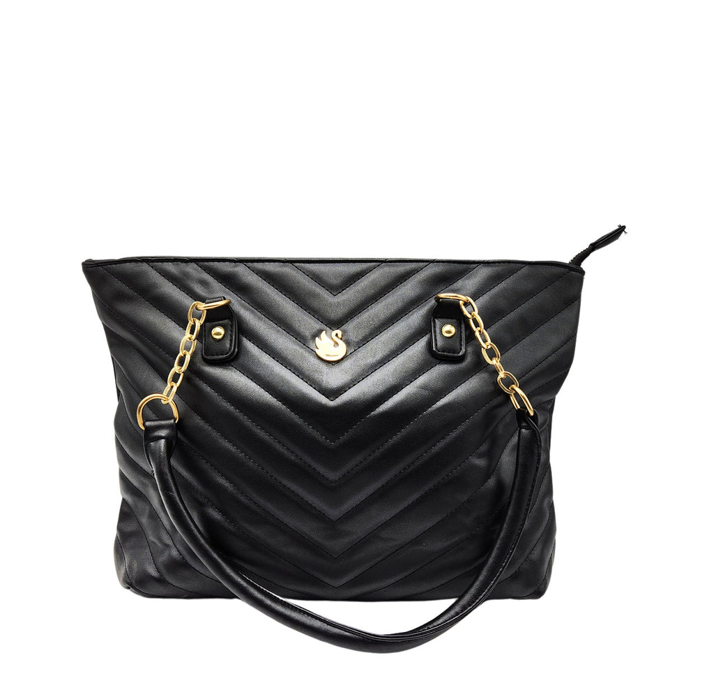 GLORIA VANDERBILT WOMEN'S BLACK FANCY HAND BAG