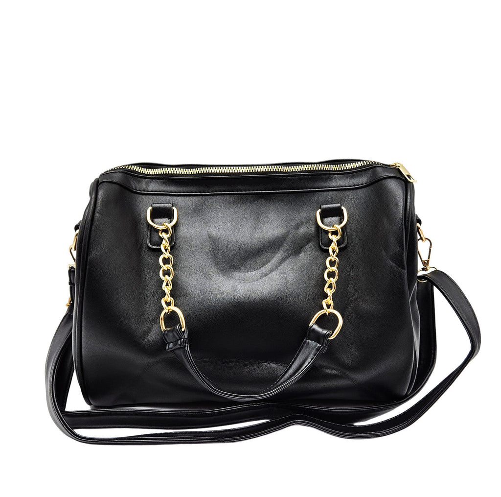 GLORIA VANDERBILT WOMEN'S BLACK FANCY HAND BAG