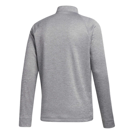 ADIDAS MEN'S ¼ ZIP LONG SLEEVE SHIRT (GREY)