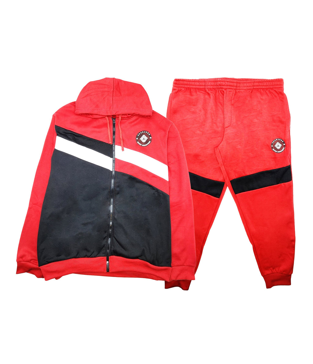 SEAN JOHN MEN'S BIG & TALL TRACK SET (RED)