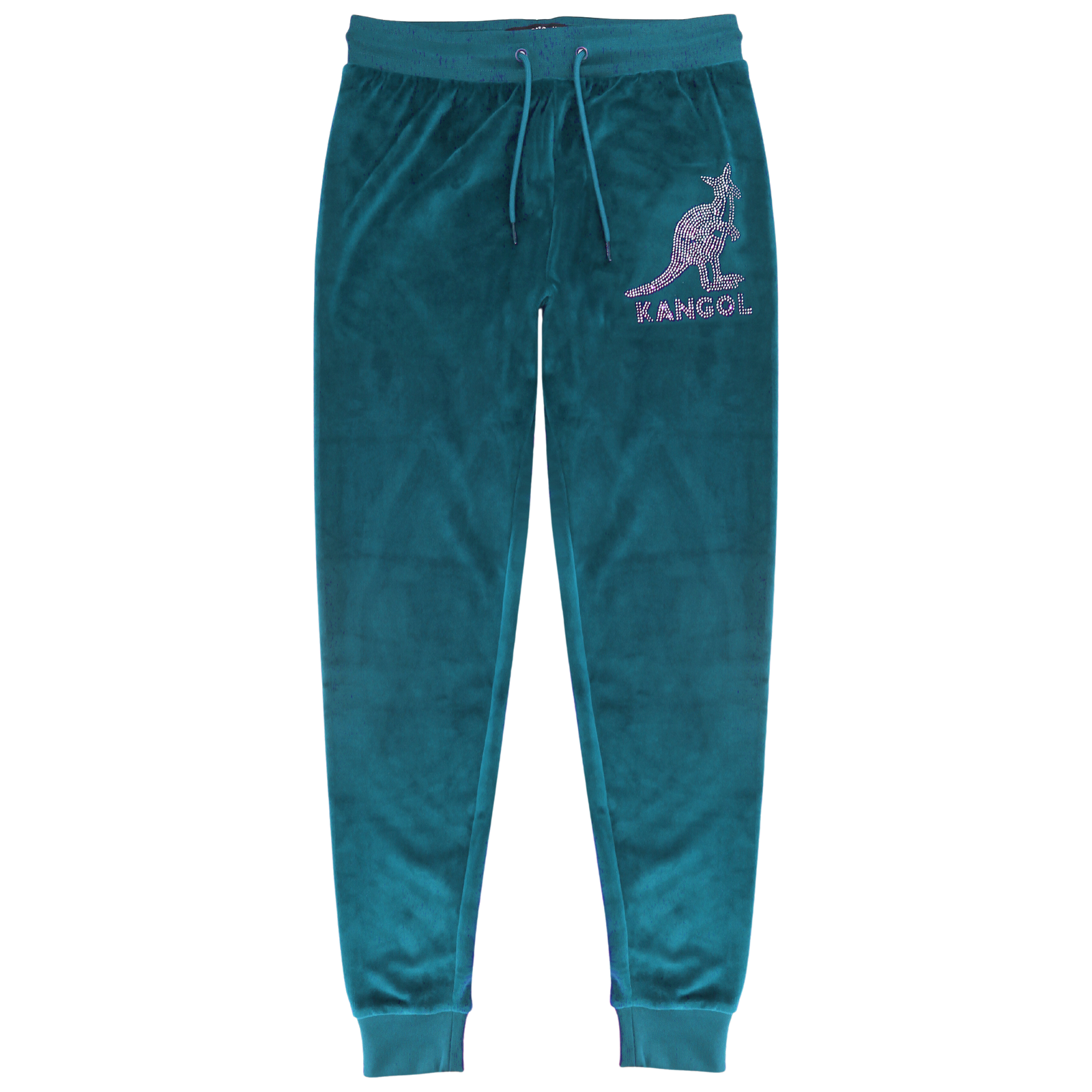 KANGOL WOMEN'S VELOUR CRYSTAL TRACKSET (SPRUCE)