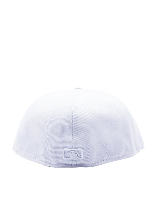 59FIFTY NEW ERA TORONTO BLUE JAYS GOLD LEAF LOGO WHITE FITTED HAT