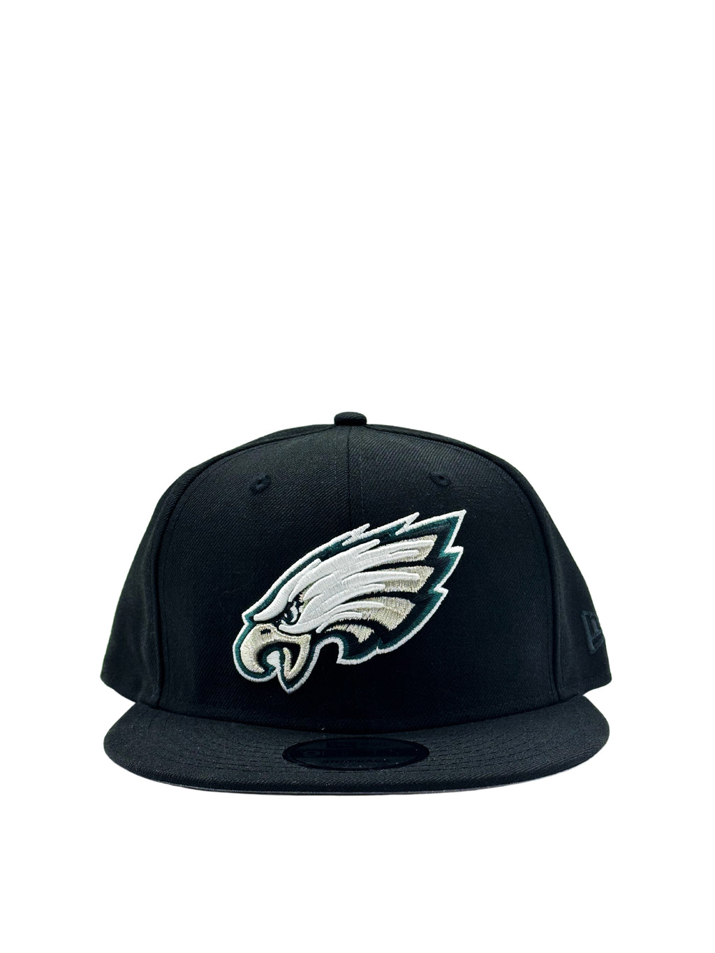 NEW ERA 9FIFTY PHILADELPHIA EAGLES BLACK SNAPBACK HAT