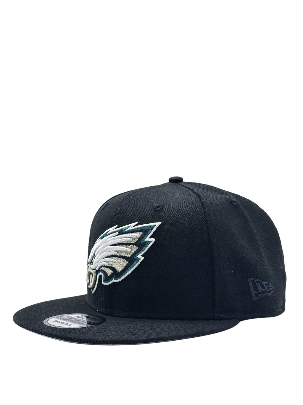 NEW ERA 9FIFTY PHILADELPHIA EAGLES BLACK SNAPBACK HAT