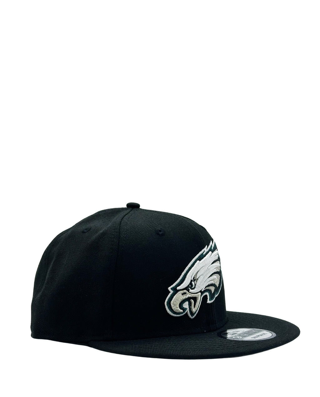 NEW ERA 9FIFTY PHILADELPHIA EAGLES BLACK SNAPBACK HAT