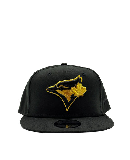 NEW ERA 9FIFTY TORONTO BLUE JAYS BLACK/GOLD SNAPBACK HAT