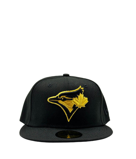 NEW ERA 59FIFTY TORONTO BLUE JAYS BLACK/GOLD FITTED HAT