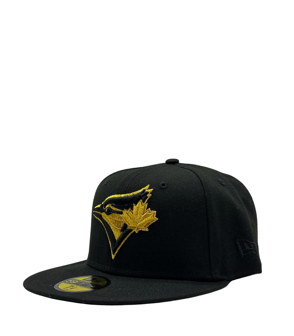 NEW ERA 59FIFTY TORONTO BLUE JAYS BLACK/GOLD FITTED HAT