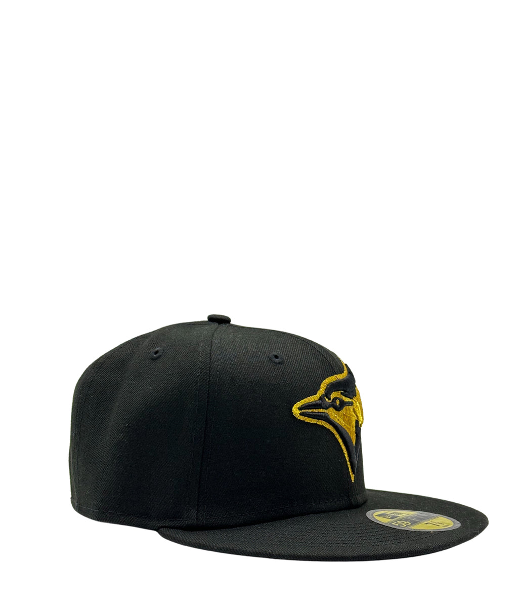 NEW ERA 59FIFTY TORONTO BLUE JAYS BLACK/GOLD FITTED HAT