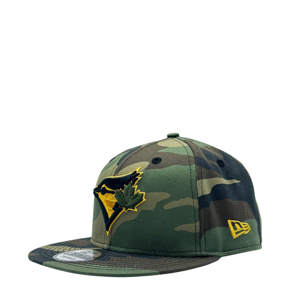 NEW ERA 9FIFTY TORJAY GREEN CAMO/GOLD CLASSIC SNAPBACK HAT