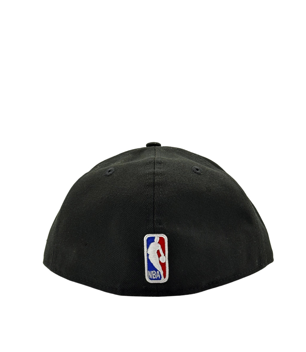 MEN'S 5950 TORONTO RAPTORS RED ON BLACK FITTED HAT