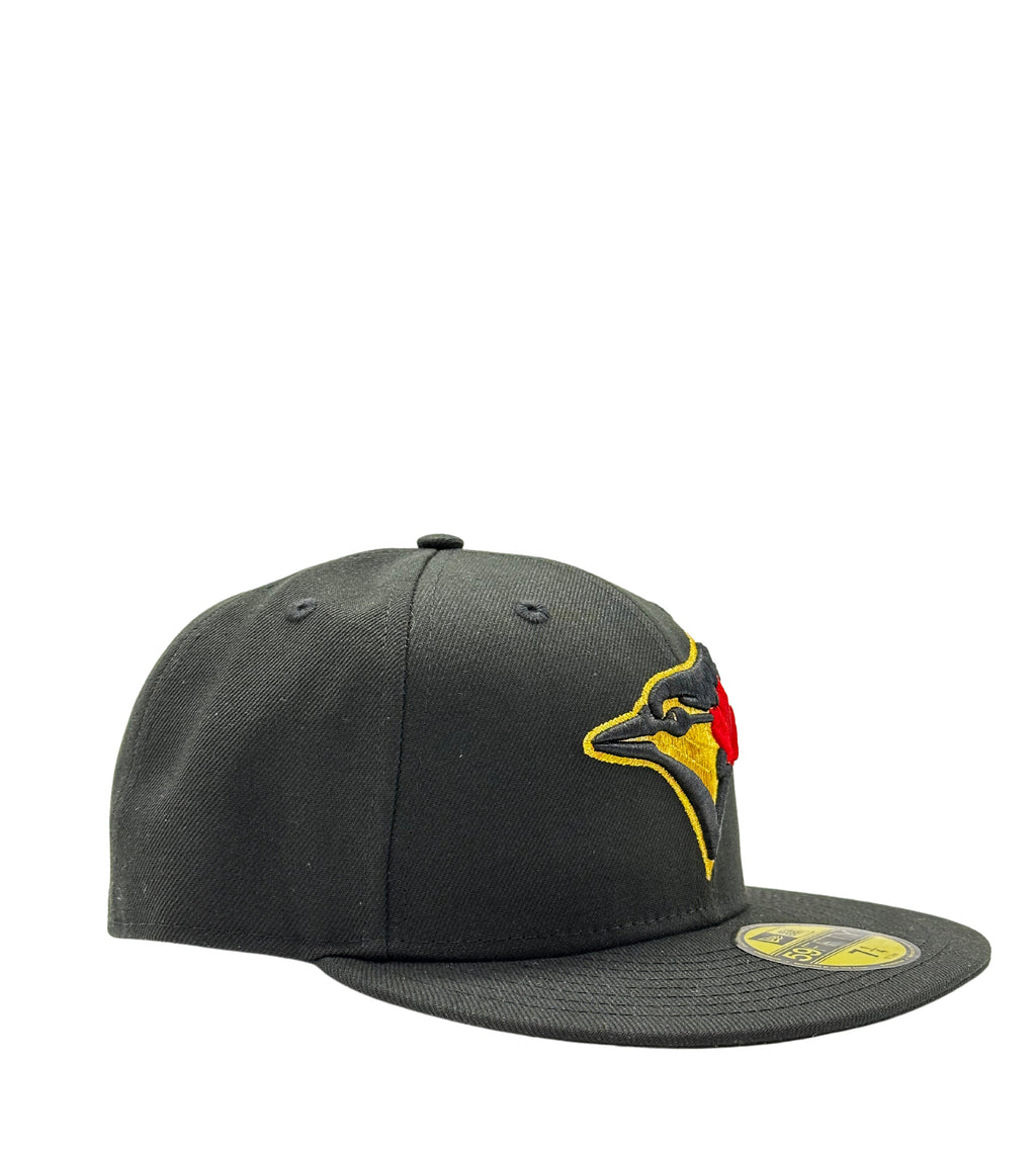 MEN'S 5950 BLUE JAYS BLACK GOLD FITTED HAT