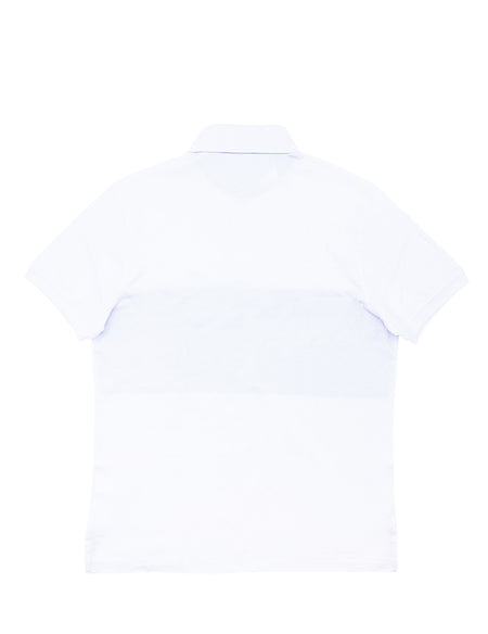 MEN'S TOMMY HILFIGER SHORT SLEEVE POLO TSHIRT (WHITE)