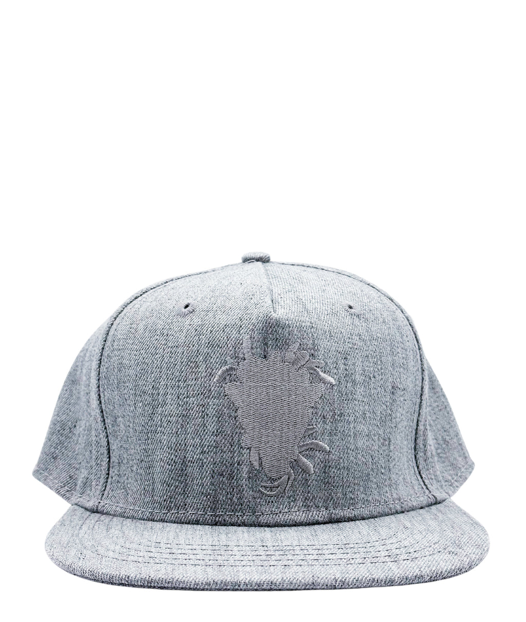 MEN'S CROOKS & CASTLE WOVEN SNAPBACK HAT (GREY)