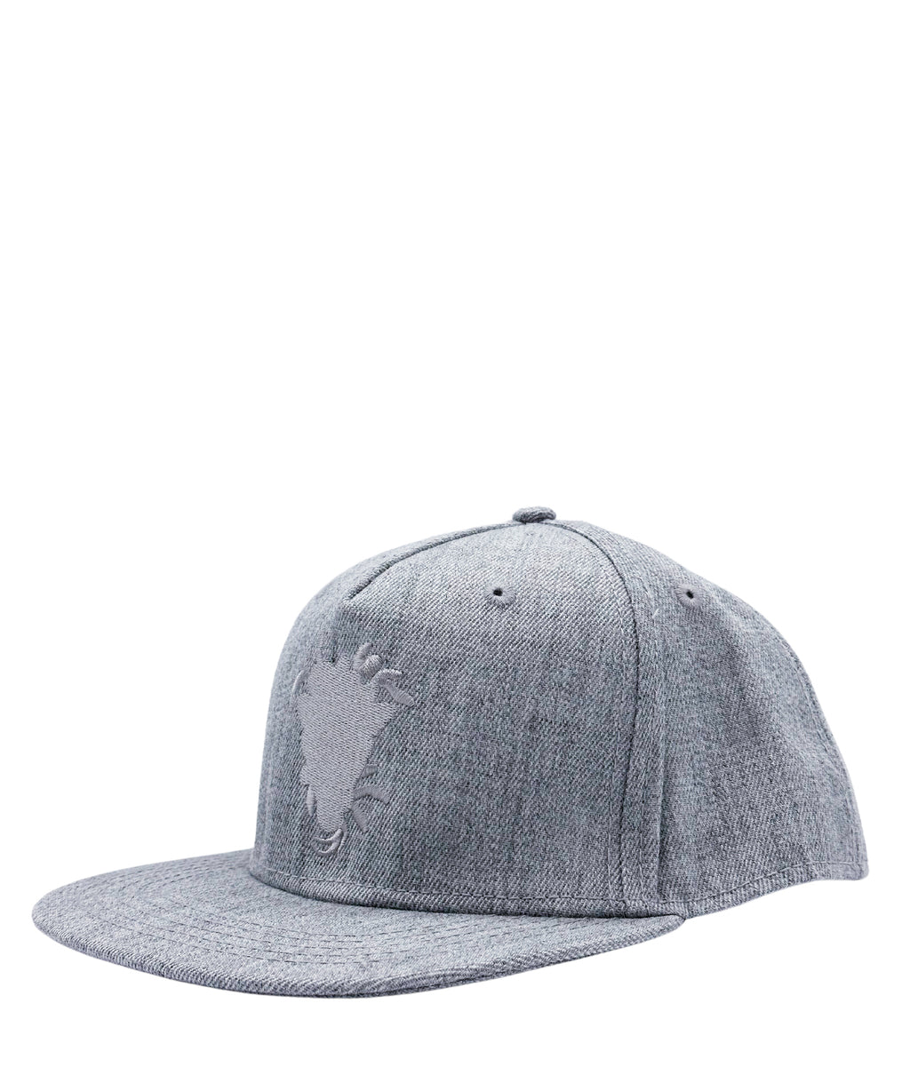 MEN'S CROOKS & CASTLE WOVEN SNAPBACK HAT (GREY)