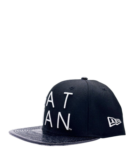 MEN'S NEW ERA DC COMICS' BATMAN ALL BLACK SNAPBACK HAT