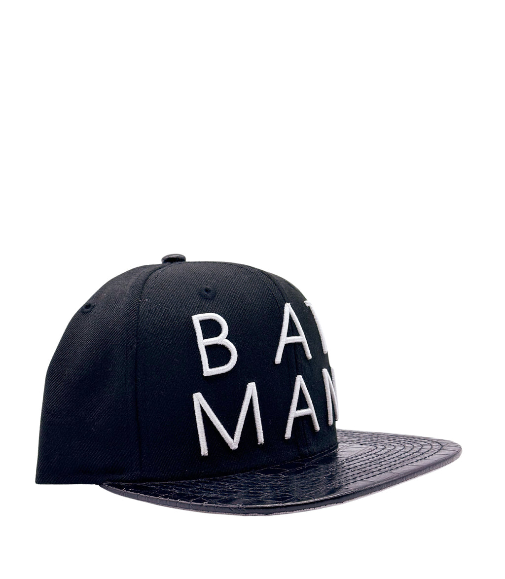 MEN'S NEW ERA DC COMICS' BATMAN ALL BLACK SNAPBACK HAT