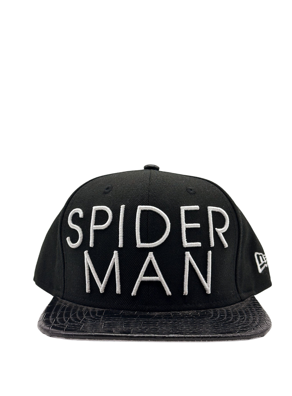 MEN'S NEW ERA MARVEL'S SPIDER-MAN ALL BLACK SNAPBACK HAT