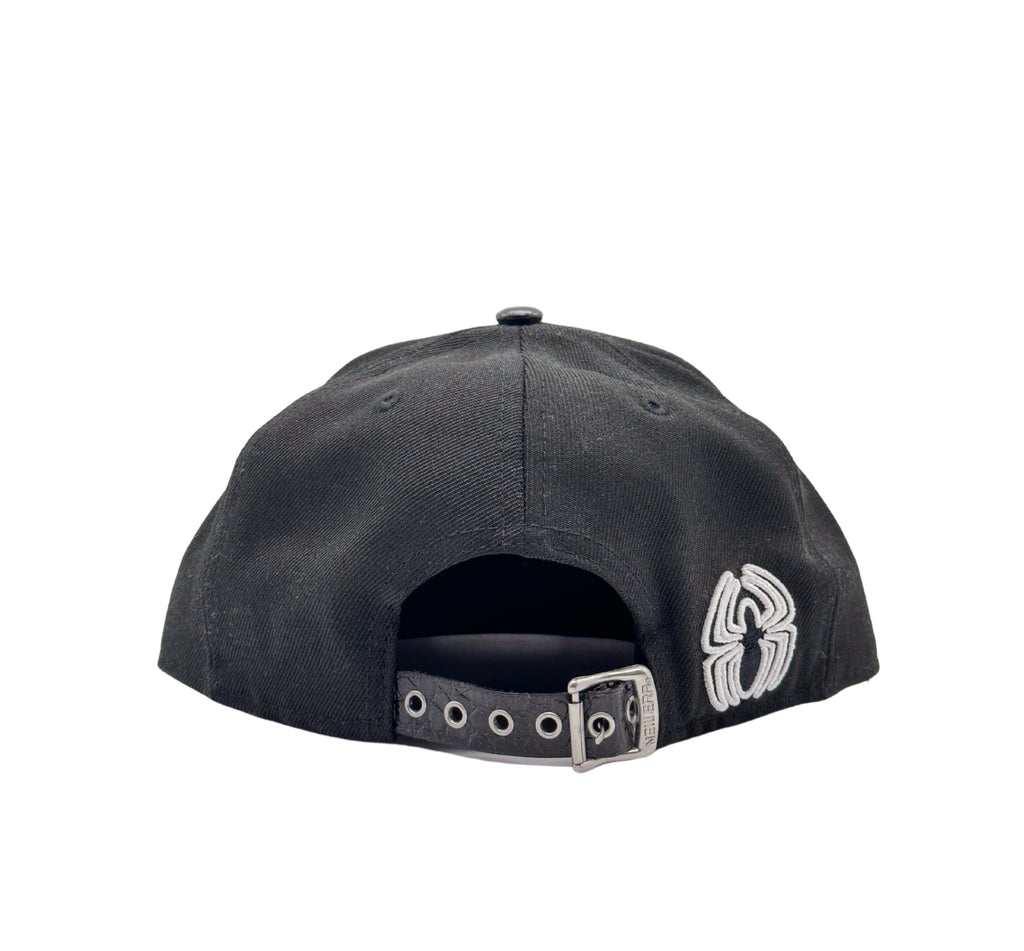 MEN'S NEW ERA MARVEL'S SPIDER-MAN ALL BLACK SNAPBACK HAT