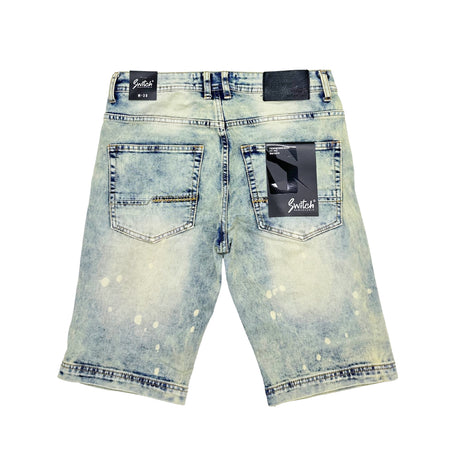 SWITCH MEN'S DISTRESSED RIPPED DENIM SHORTS (VINTAGE)