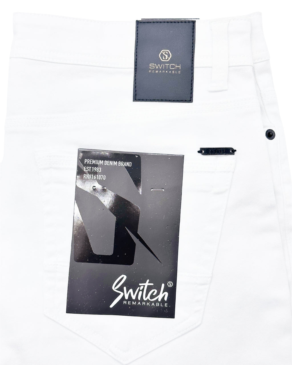 SWITCH MEN'S STRETCH TWILL PANTS (WHITE)