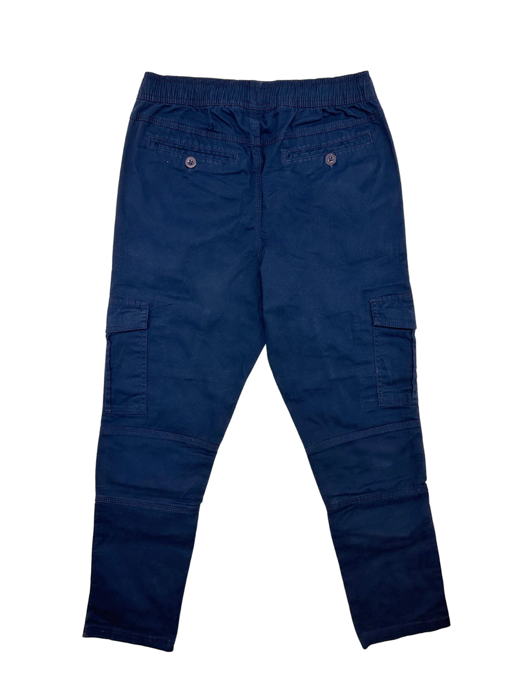 PLOREO MEN'S TWILL SPANDEX CARGO JOGGER (NAVY)