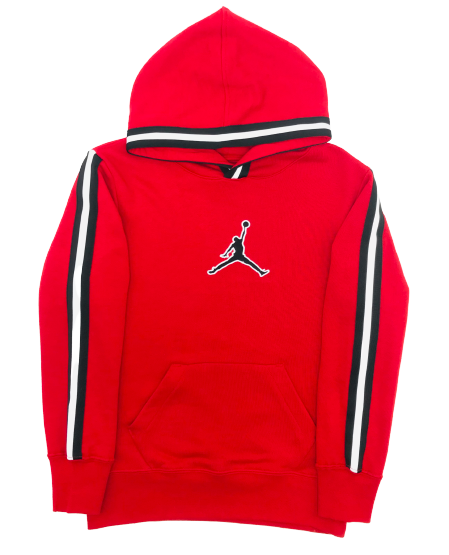 KIDS JORDAN TAPE HOODIE (SMALL- X-LARGE) (RED) RED